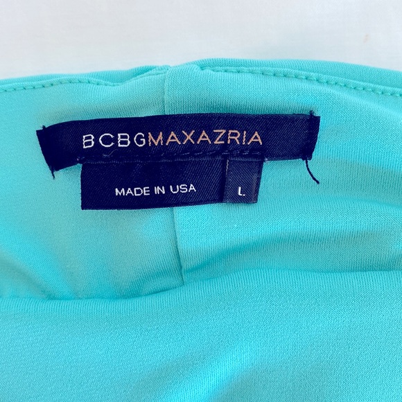 NWOT BCBGMaxazria Beautiful Aqua Top Size Large - Picture 5 of 7